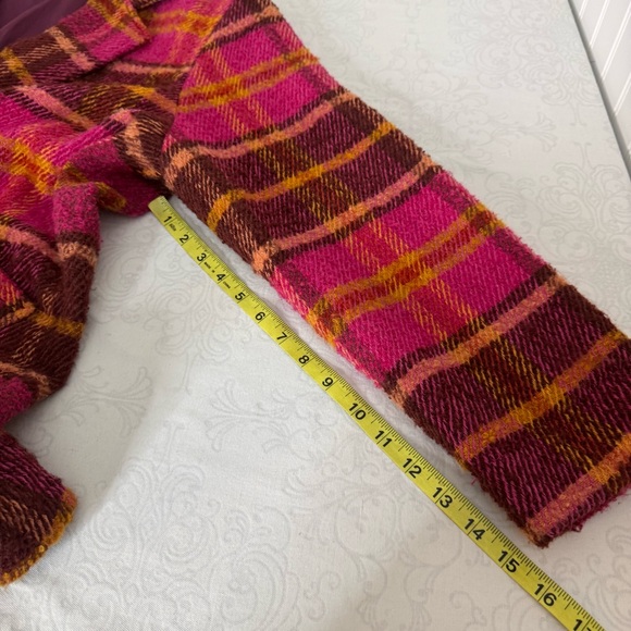 Sundance Ansley Plaid Oversize Coat Size Small - Picture 13 of 13